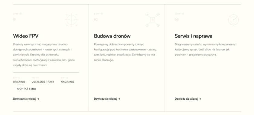 Projekt graficzny strony www — portfolio Laap Code
